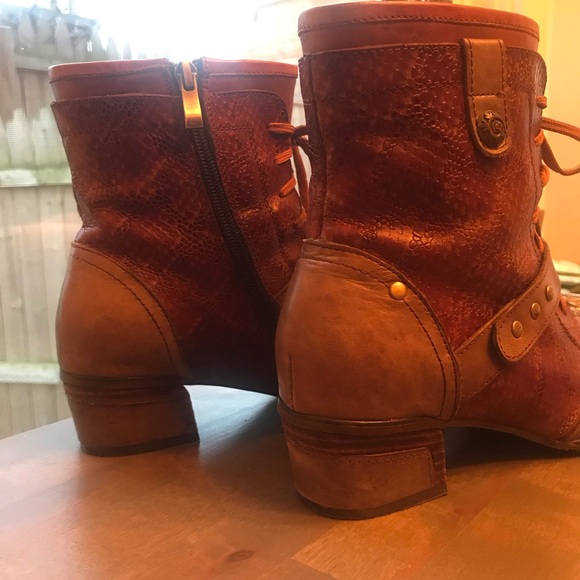 Women's Spring Step L'Artiste Cashew-TPM Boots 38 - Picture 4 of 8